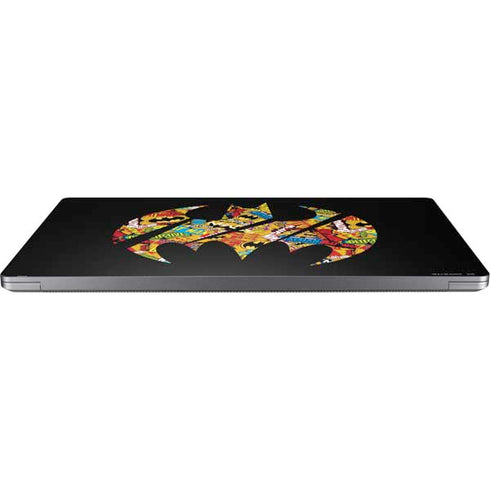 DC Comics Batman Silhouette Logo Vintage Pattern Universal Laptop 16in (13 x 9.4in) Skin